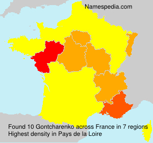 Surname Gontcharenko in France Surname Gontcharenko in France