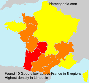 Surname Goodfellow in France Surname Goodfellow in France