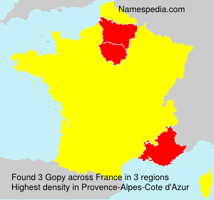 Surname Gopy in France Surname Gopy in France