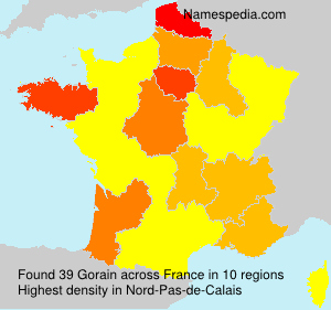 Surname Gorain in France Surname Gorain in France