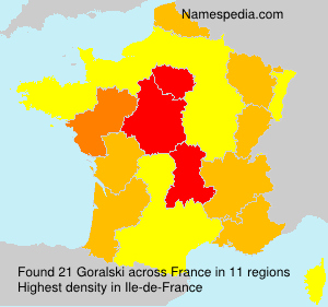 Surname Goralski in France Surname Goralski in France