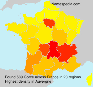 Surname Gorce in France Surname Gorce in France