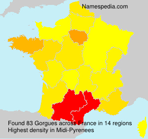 Surname Gorgues in France Surname Gorgues in France