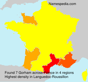 Surname Gorham in France Surname Gorham in France