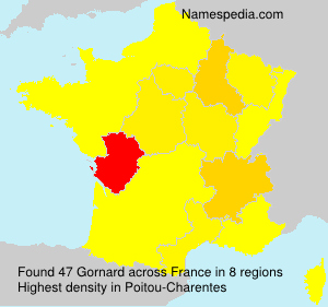Surname Gornard in France Surname Gornard in France