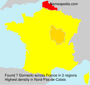Surname Gornecki in France Surname Gornecki in France