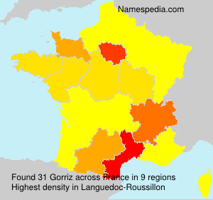Surname Gorriz in France Surname Gorriz in France
