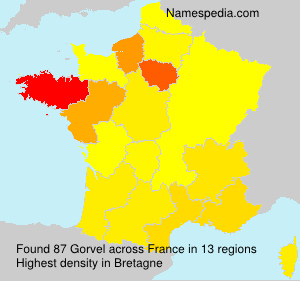 Surname Gorvel in France Surname Gorvel in France