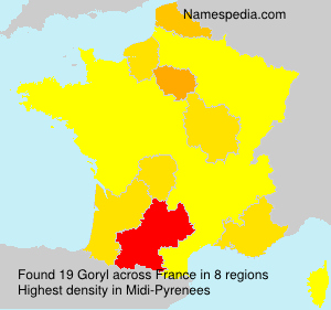 Surname Goryl in France