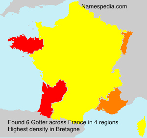 Surname Gotter in France Surname Gotter in France