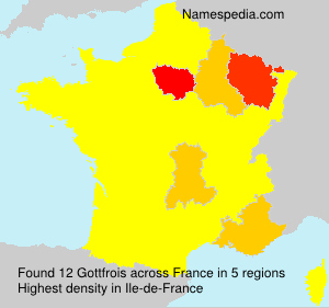 Surname Gottfrois in France Surname Gottfrois in France