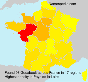 Surname Gouabault in France Surname Gouabault in France