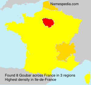 Surname Goubar in France Surname Goubar in France
