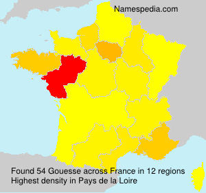 Surname Gouesse in France Surname Gouesse in France