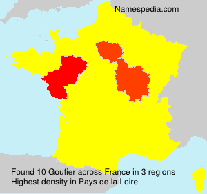 Surname Goufier in France Surname Goufier in France