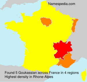 Surname Goukassian in France Surname Goukassian in France