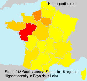 Surname Goulay in France Surname Goulay in France
