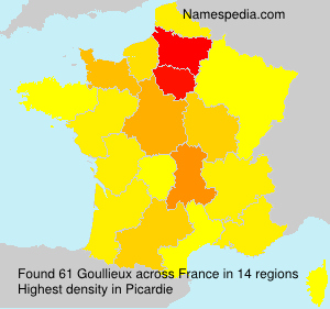 Surname Goullieux in France Surname Goullieux in France