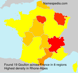 Surname Goullon in France Surname Goullon in France