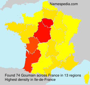 Surname Goumain in France Surname Goumain in France