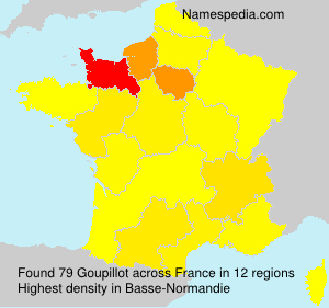 Surname Goupillot in France Surname Goupillot in France
