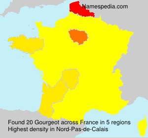 Surname Gourgeot in France Surname Gourgeot in France