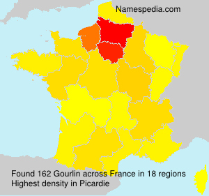 Surname Gourlin in France