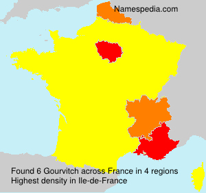 Surname Gourvitch in France Surname Gourvitch in France