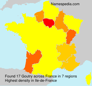 Surname Goutry in France Surname Goutry in France