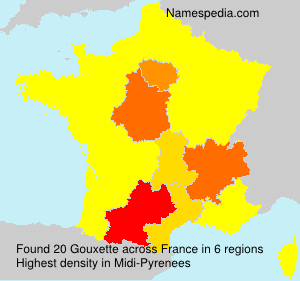 Surname Gouxette in France Surname Gouxette in France
