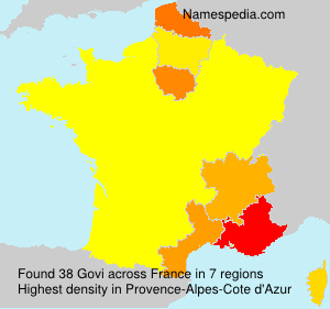 Surname Govi in France Surname Govi in France