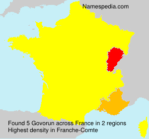 Surname Govorun in France Surname Govorun in France