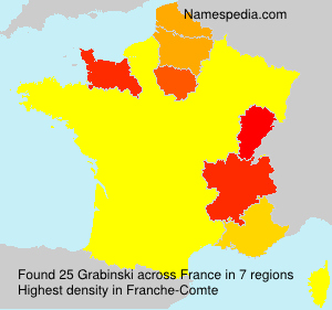Surname Grabinski in France Surname Grabinski in France