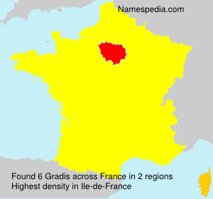 Surname Gradis in France Surname Gradis in France