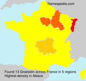 Surname Graesslin in France Surname Graesslin in France