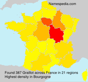 Surname Graillot in France Surname Graillot in France