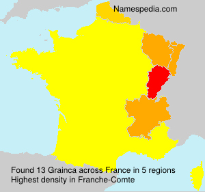 Surname Grainca in France Surname Grainca in France