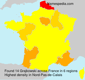 Surname Grajkowski in France Surname Grajkowski in France