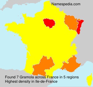 Surname Gramola in France Surname Gramola in France
