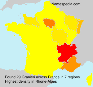 Surname Granieri in France Surname Granieri in France