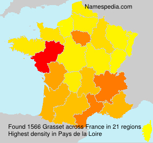 Surname Grasset in France Surname Grasset in France