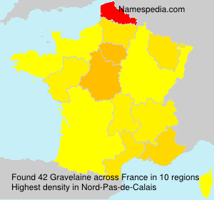Surname Gravelaine in France Surname Gravelaine in France