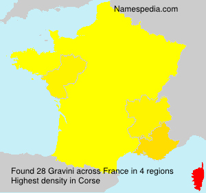 Surname Gravini in France Surname Gravini in France