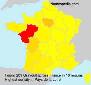Surname Gravouil in France Surname Gravouil in France