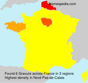 Surname Gravure in France Surname Gravure in France