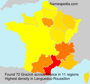 Surname Grazioli in France Surname Grazioli in France