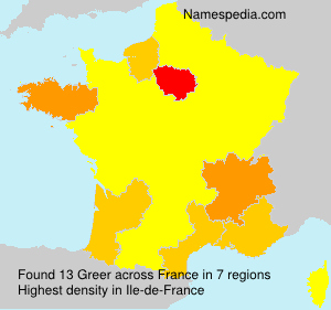 Surname Greer in France Surname Greer in France