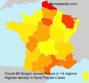 Surname Gregor in France Surname Gregor in France