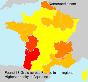 Surname Greis in France Surname Greis in France