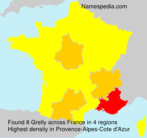 Surname Grelly in France Surname Grelly in France